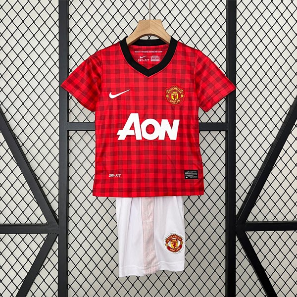 Camiseta Manchester United Primera Equipación Niño Retro 2012 2013